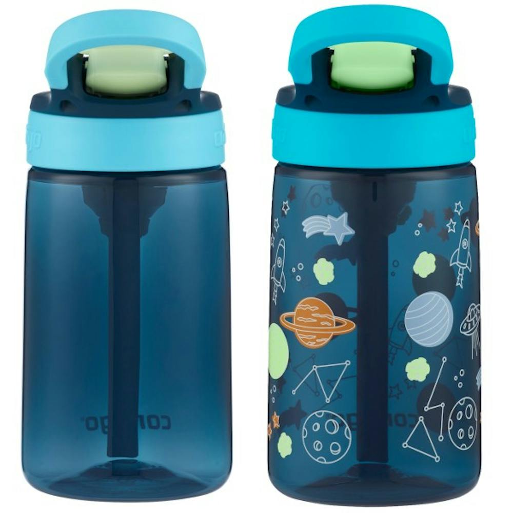 Contigo® Kids Water Bottle with Redesigned AUTOSPOUT® Straw, 14 oz, 2 pack (T8PP)