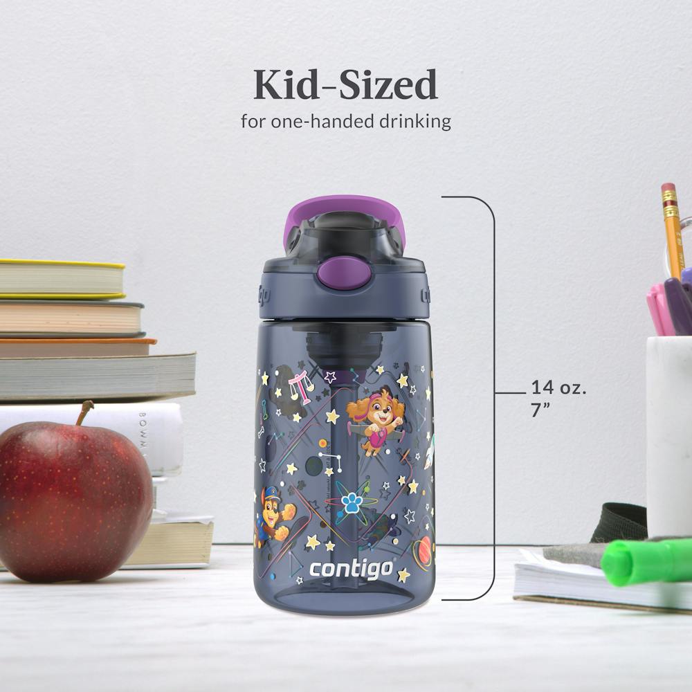 Contigo® Kids Water Bottle with Redesigned AUTOSPOUT® Straw, 14 oz (T4L6)