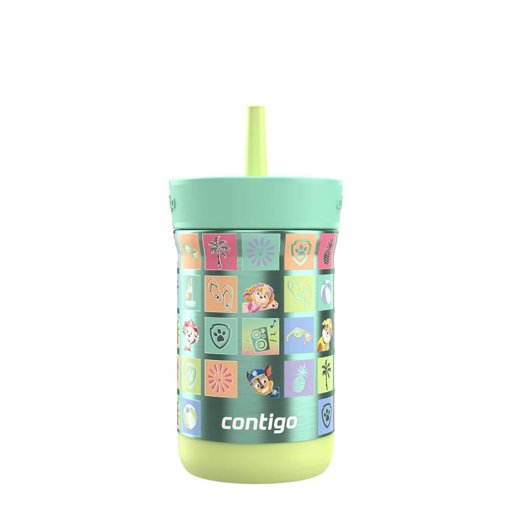 Contigo® Kids Leighton Spill-Proof Stainless Steel Tumbler with Straw, 12oz (7LHW)