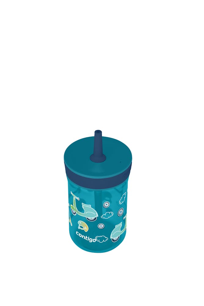Contigo® Kids’ Leighton Straw Tumbler with Spill-Proof Leak-Proof Lid, 14oz (CGGY)