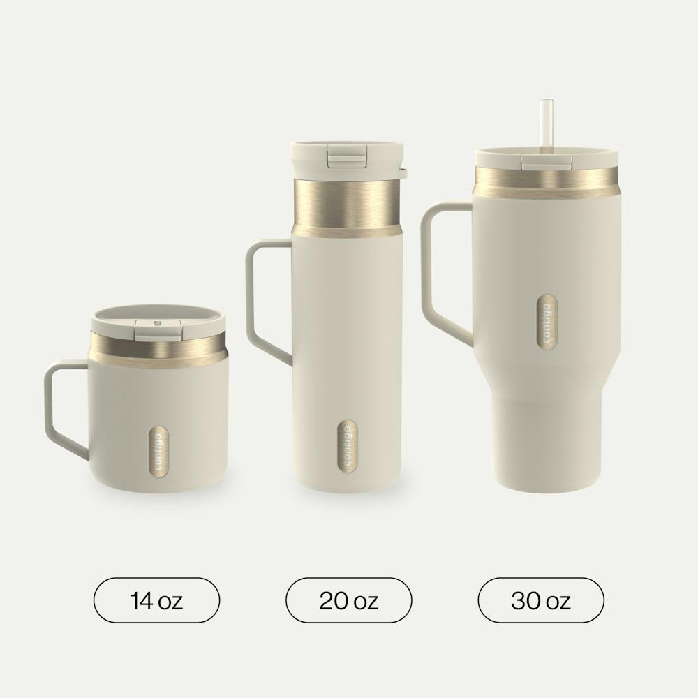 30 oz SnapSeal™ Tumbler (w/ Straw & Handle) (HJ5Y)