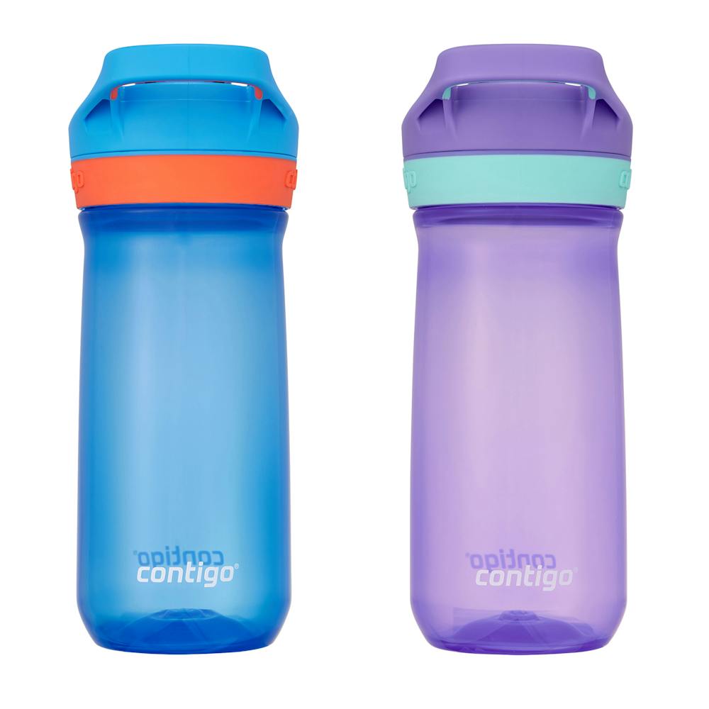 Contigo® Kids’ Jessie Water Bottle with Pop-Open Leak-Proof Chug Lid, 14oz (4U8S)