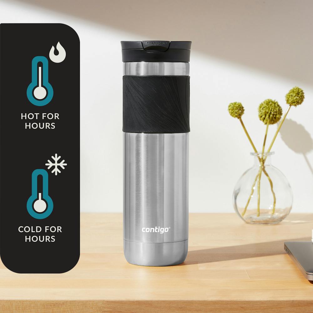 Contigo® Byron 2.0 Stainless Steel Travel Mug with SNAPSEAL™ Lid and Grip, 24oz (6KFP)