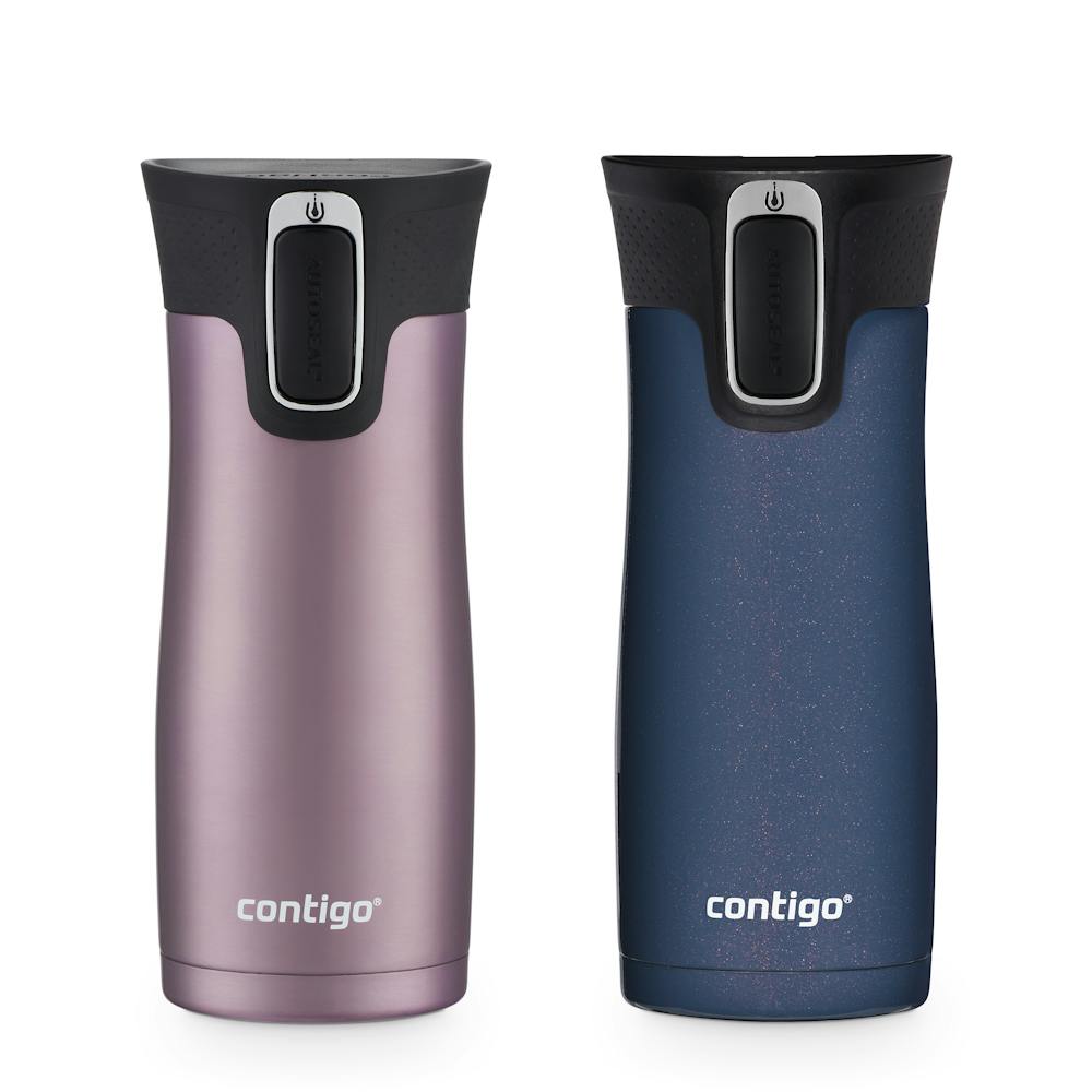 Contigo® West Loop 2.0 Leak-Proof Spill-Proof Insulated Stainless Steel Travel Mug, 16oz., 2 Pack (XWD2)