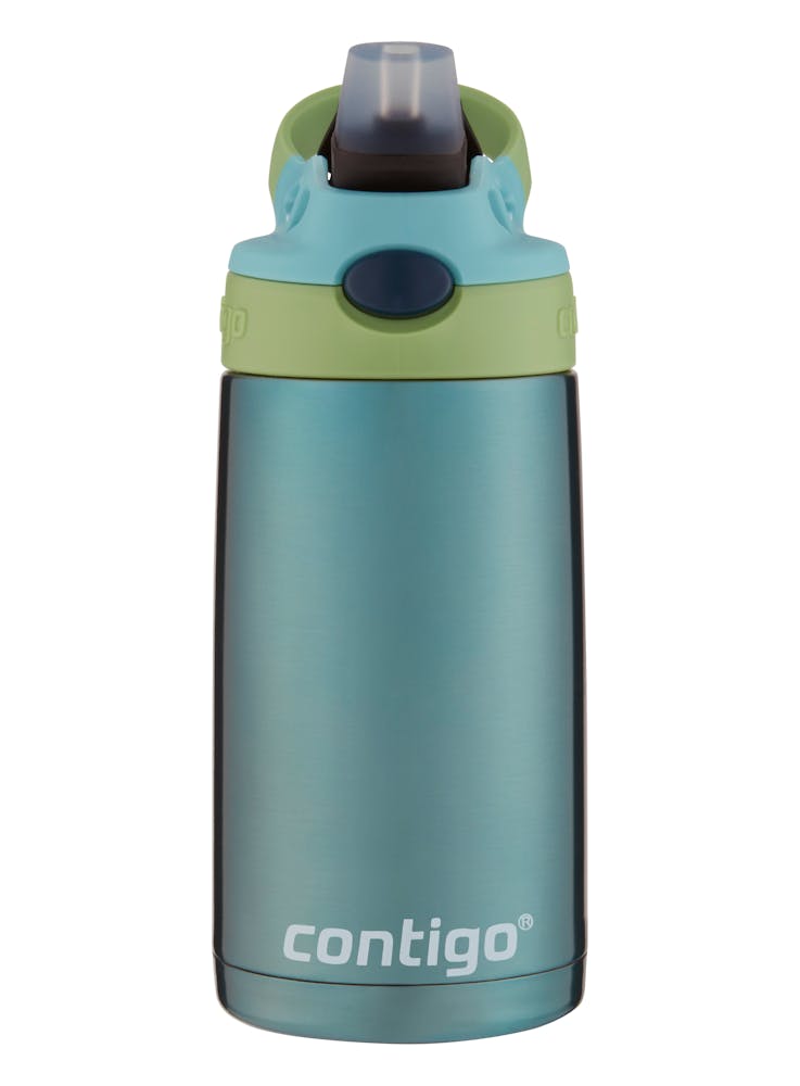 Contigo® Kids Straw Stainless Steel Water Bottle with AUTOSPOUT® Lid, 13oz (9IM8)