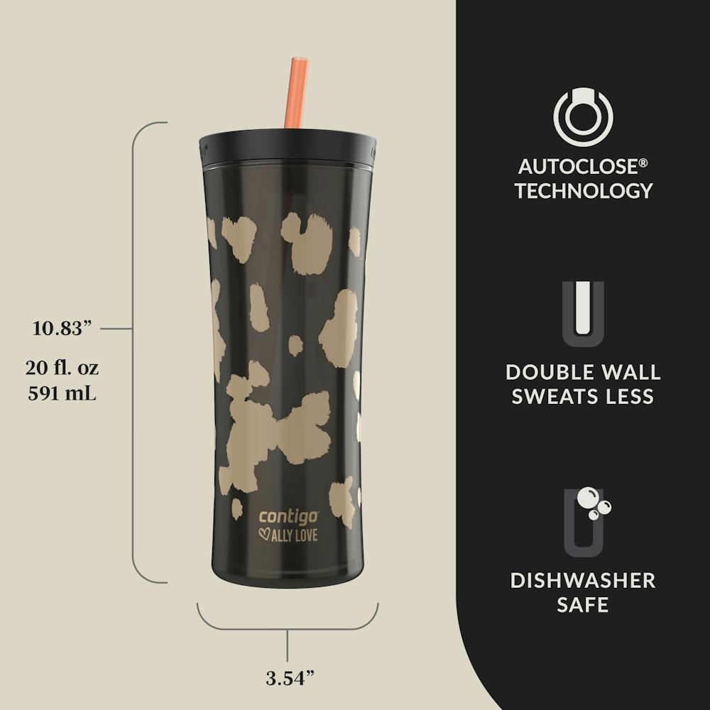 Contigo® x Ally Love Streeterville AUTOCLOSE® Shake & Go® Tumbler, 20oz (S6BI)