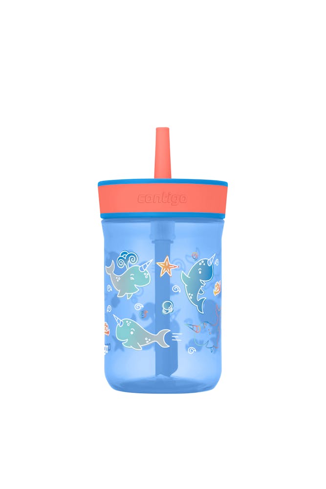 Contigo® Kids’ Leighton Straw Tumbler with Spill-Proof Leak-Proof Lid, 14oz (WYHM)