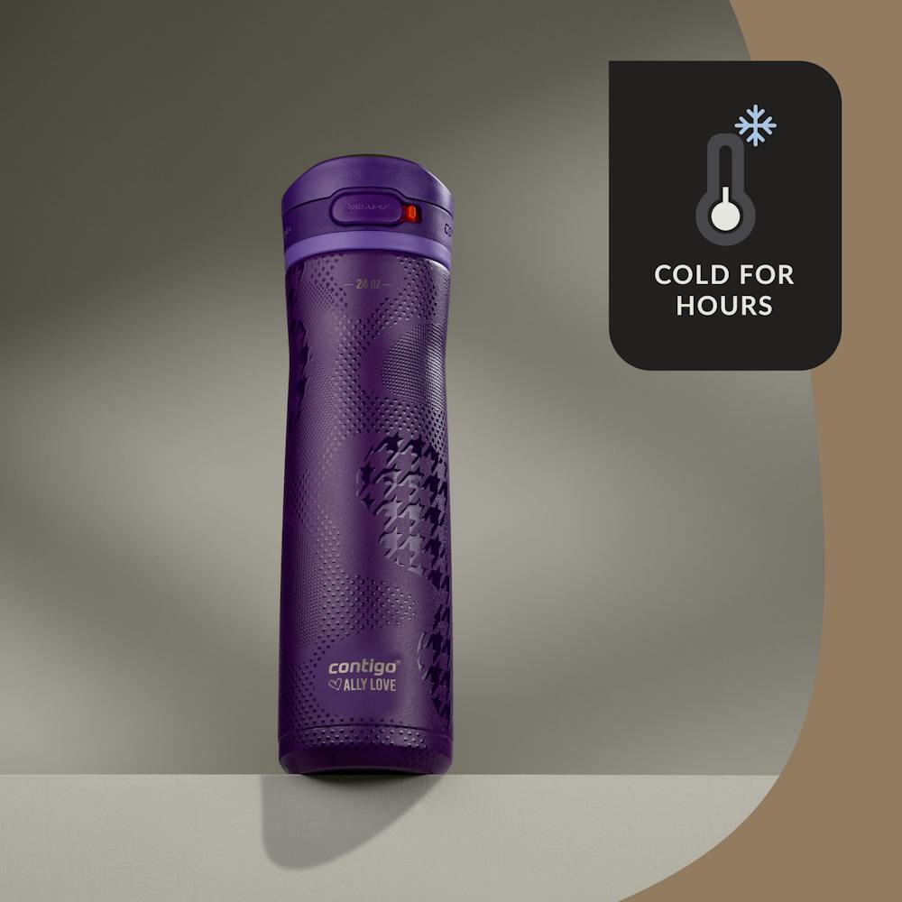 Contigo® x Ally Love Jackson Chill 2.0 Stainless Steel Water Bottle with AUTOPOP® Lid, 24oz (8HAQ)