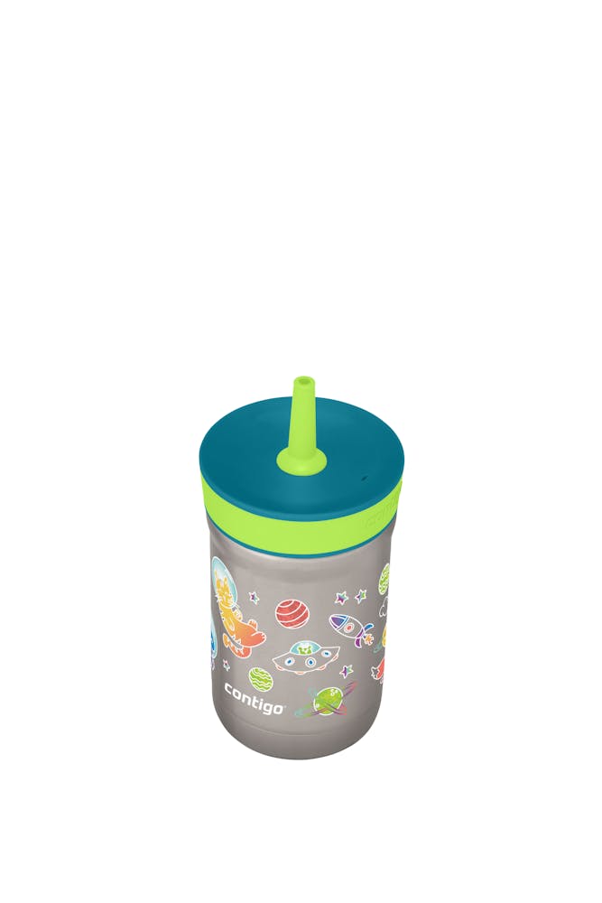 Contigo® Kids Leighton Spill-Proof Stainless Steel Tumbler with Straw, 12oz (7LHW)