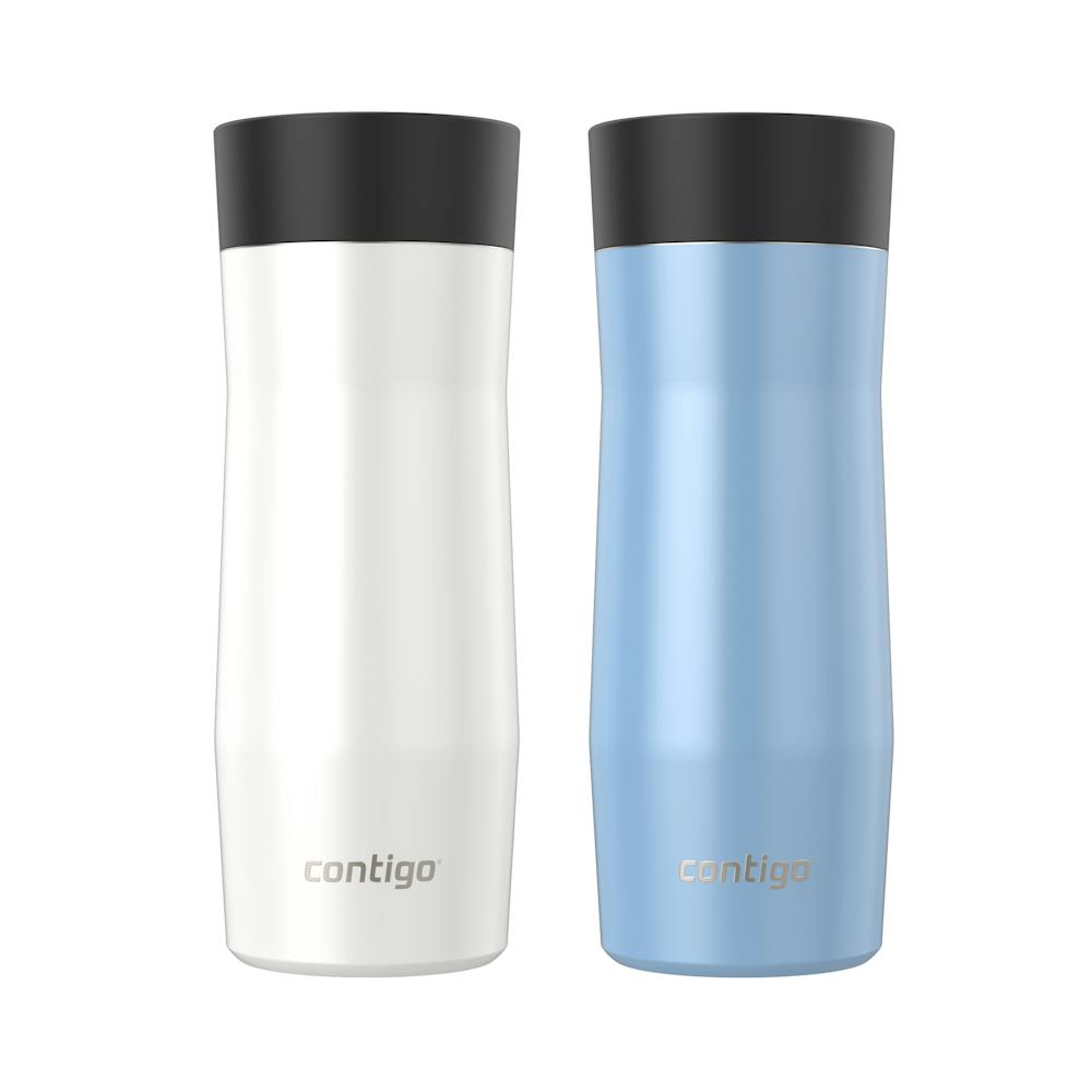 Contigo® AUTOSEAL® West Loop Vacuum-Insulated Stainless Steel Travel Mug with Easy-Clean Lid, 16 oz, 2-Pack (EY6G)