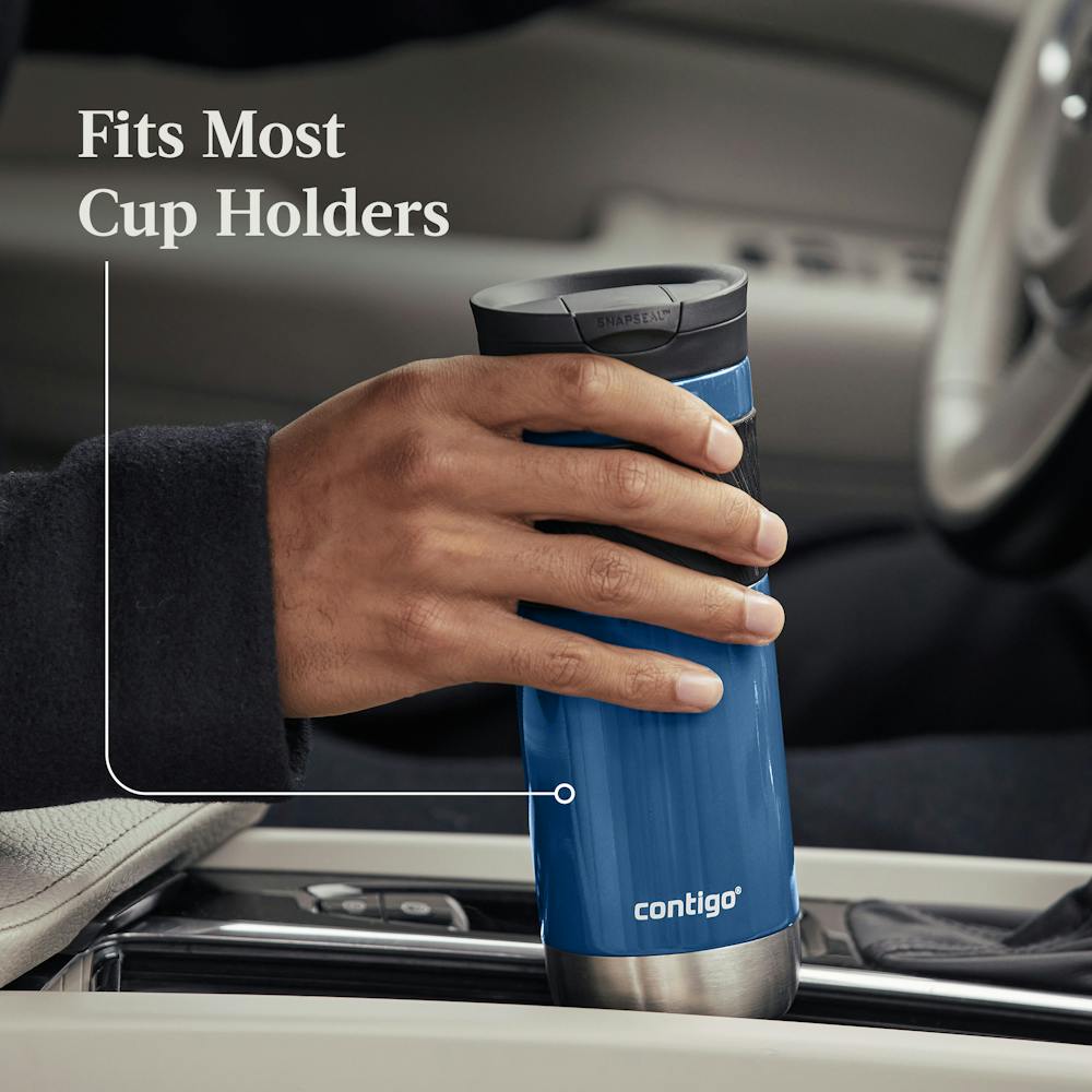 Contigo® Byron 2.0 Stainless Steel Travel Mug with SNAPSEAL™ Lid and Grip, 20oz (QTVU)
