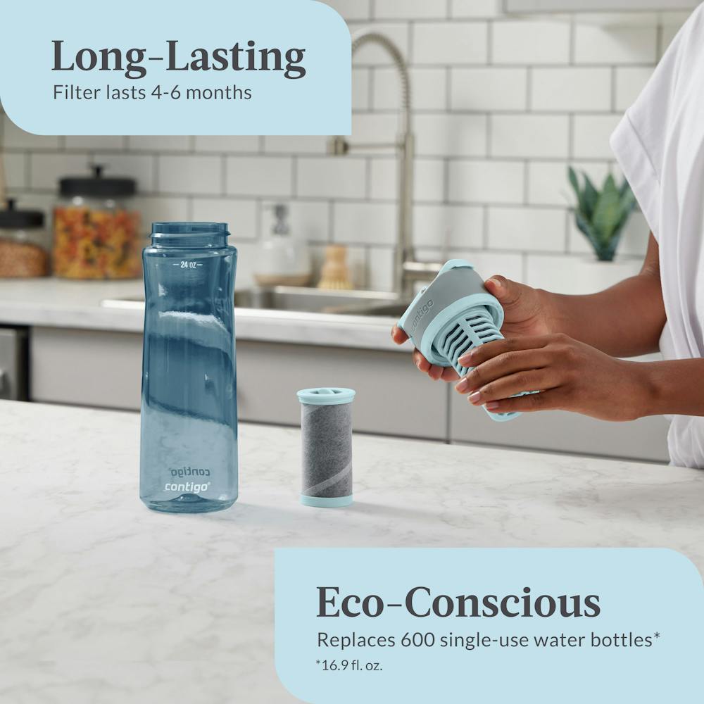 Contigo® Clybourn Freeflow Filtration Tritan Water Bottle with AUTOSEAL® LID, 24oz (KIMT)