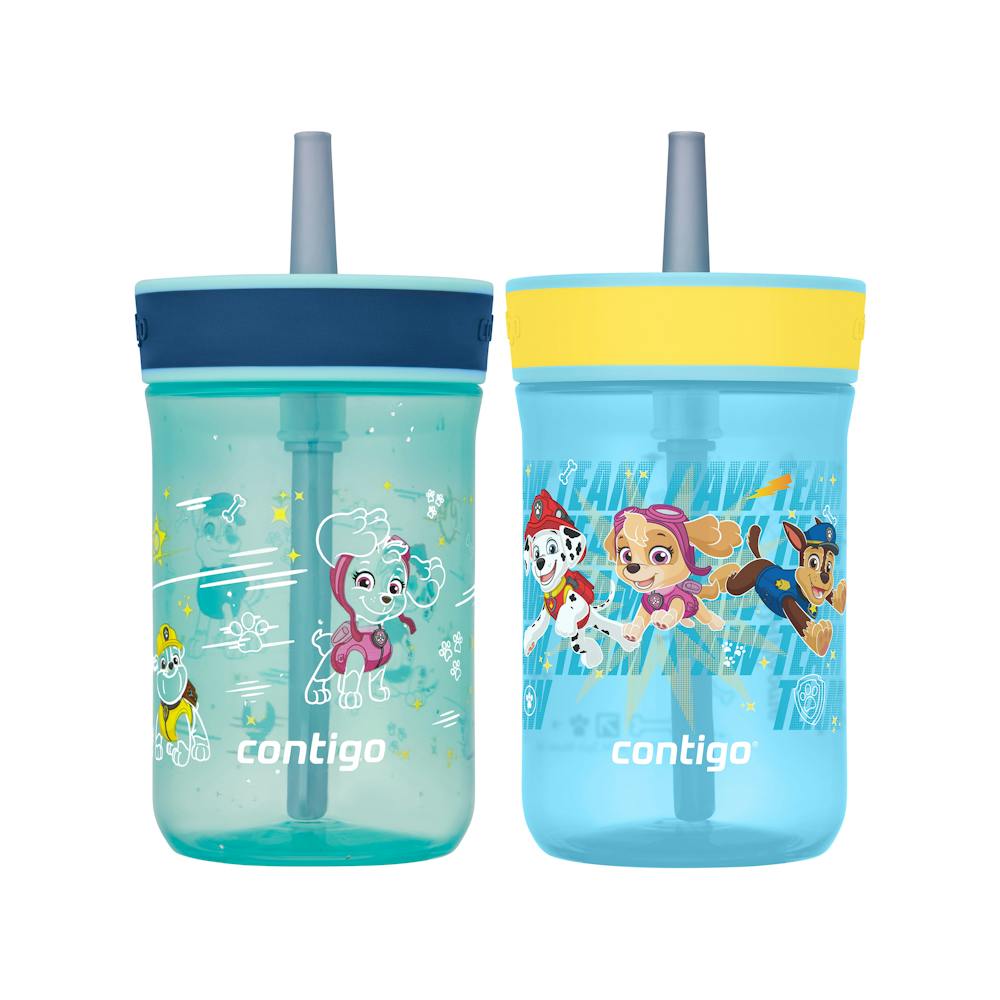 Contigo® Kids’ Leighton Straw Tumbler with Spill-Proof Leak-Proof Lid, 14oz (CGGY)