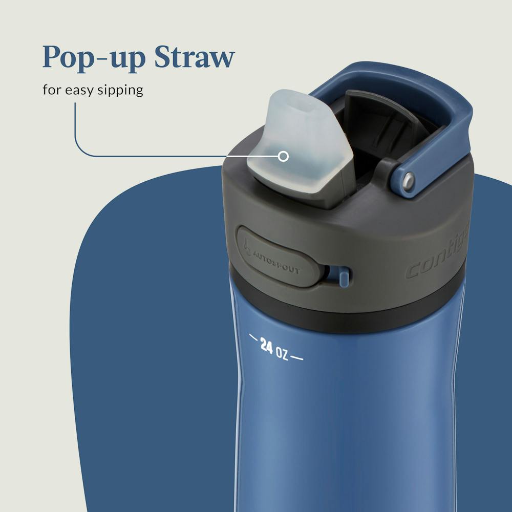 Contigo® Ashland Chill 2.0 Stainless Steel Water Bottle with AUTOSPOUT® Lid, 24oz (XHG7)