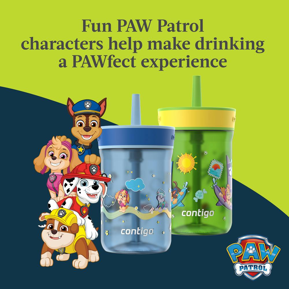 Contigo® Kids’ Leighton Straw Tumbler with Spill-Proof Leak-Proof Lid, 14oz (CGGY)