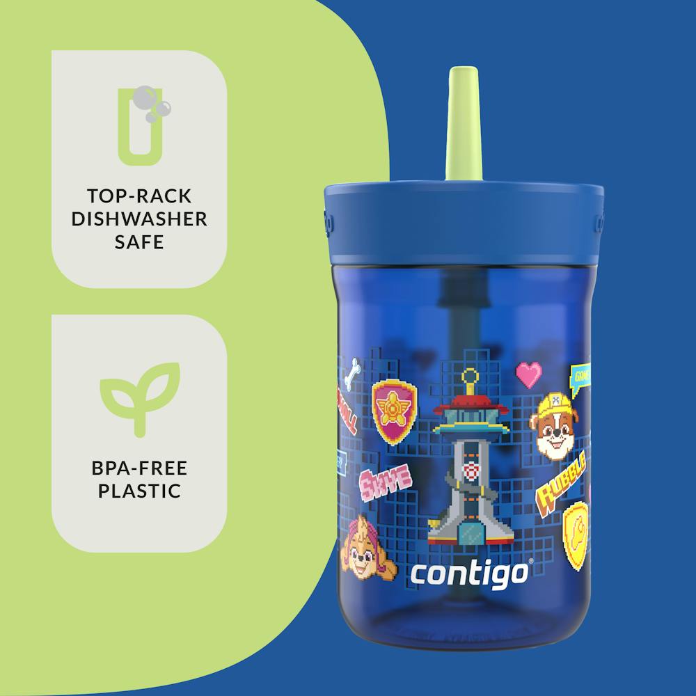 Contigo® Kids’ Leighton Straw Tumbler with Spill-Proof Leak-Proof Lid, 14oz (WYHM)