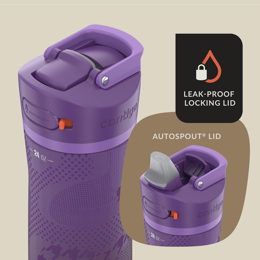 Contigo® x Ally Love Ashland Chill 2.0 Stainless Steel Water Bottle with AUTOSPOUT® Lid, 24oz (DUTT)