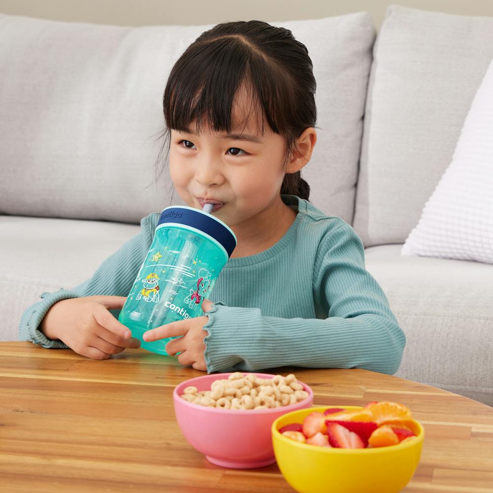 Contigo® Kids’ Leighton Straw Tumbler with Spill-Proof Leak-Proof Lid, 14oz (CGGY)