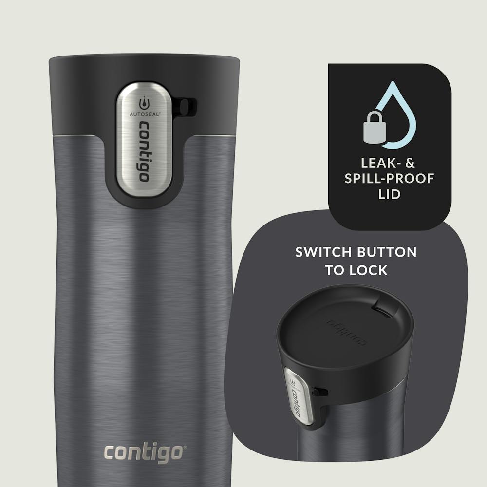 Contigo® AUTOSEAL® West Loop Vacuum-Insulated Stainless Steel Travel Mug with Easy-Clean Lid, 12 oz (7HZV)