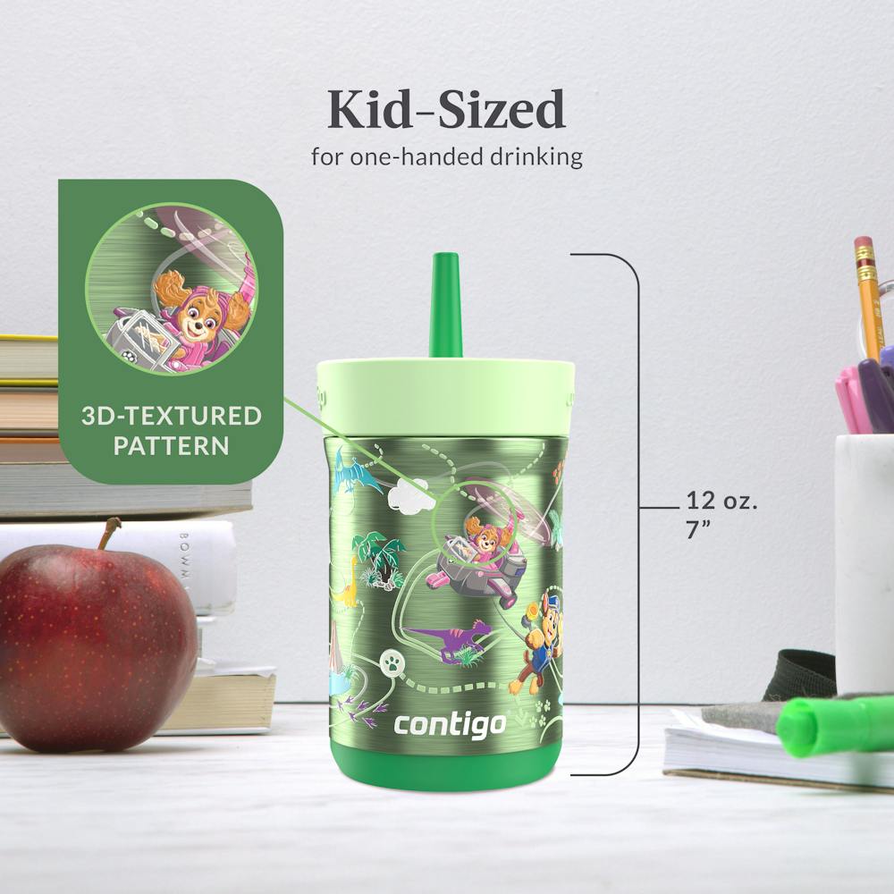 Contigo® Kids Leighton Spill-Proof Stainless Steel Tumbler with Straw, 12oz (7LHW)