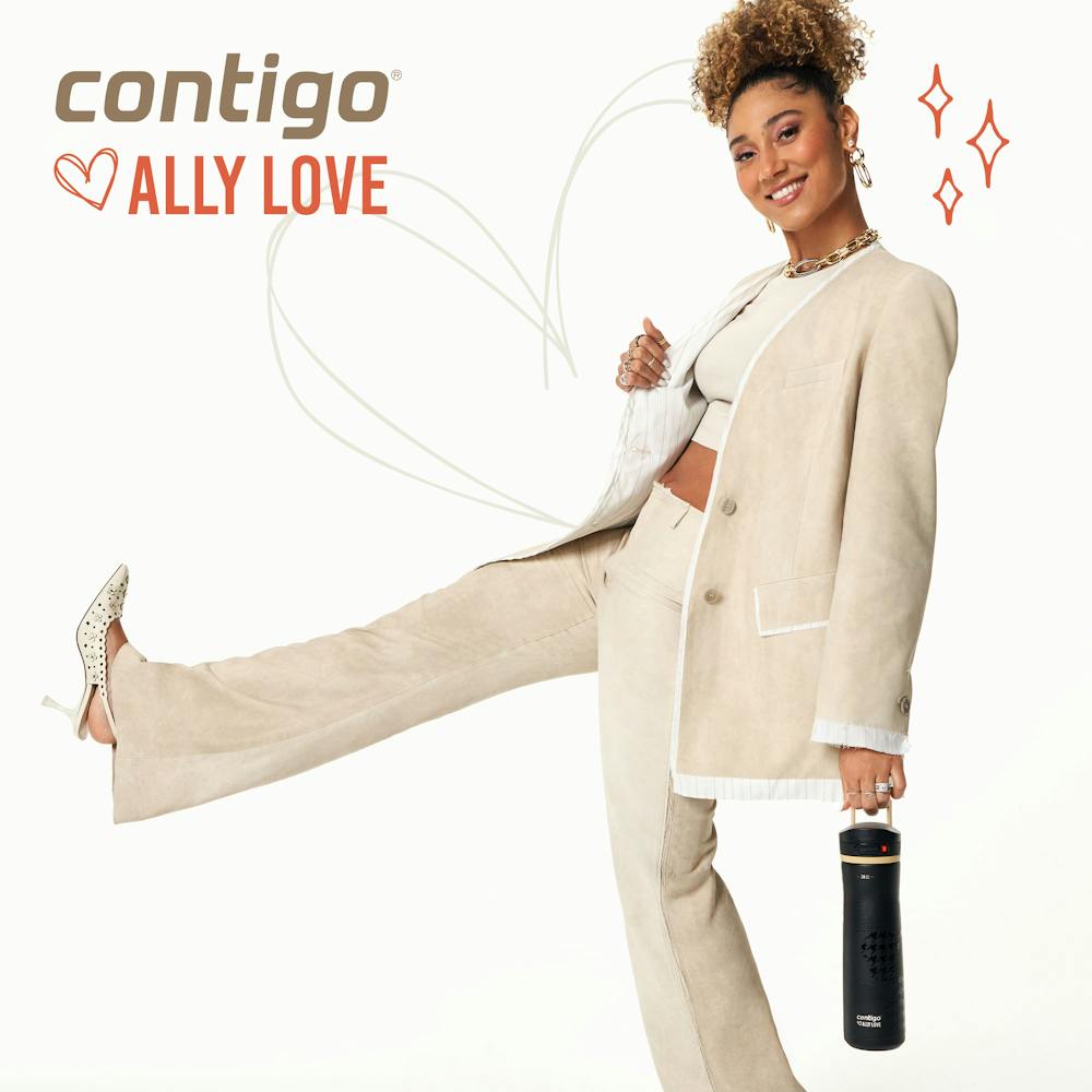 Contigo® x Ally Love Jackson Chill 2.0 Stainless Steel Water Bottle with AUTOPOP® Lid, 24oz (8HAQ)
