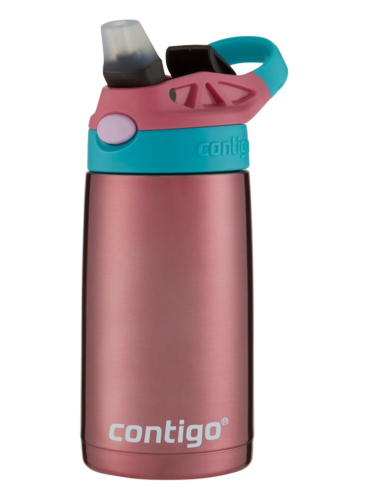 Contigo® Kids Straw Stainless Steel Water Bottle with AUTOSPOUT® Lid, 13oz (9IM8)