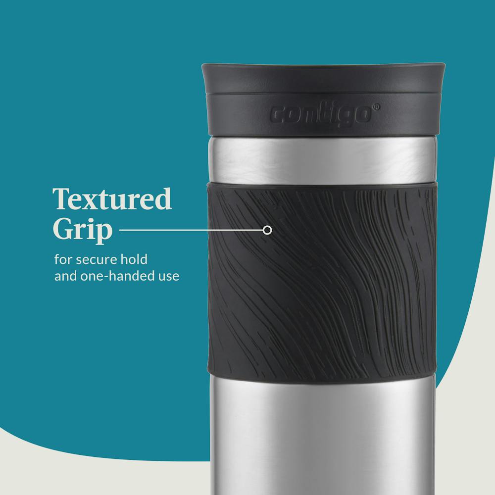 Contigo® Byron 2.0 Stainless Steel Travel Mug with SNAPSEAL™ Lid and Grip, 24oz (6KFP)
