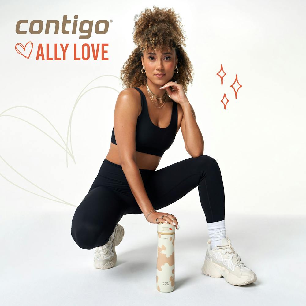 Contigo® x Ally Love Ashland Chill 2.0 Stainless Steel Water Bottle with AUTOSPOUT® Lid, 24oz (DUTT)