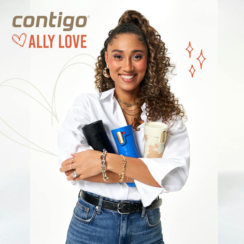 Contigo® x Ally Love West Loop 3.0 Stainless Steel Travel Mug with AUTOSEAL® Easy-Clean Lid, 16oz (04NT)