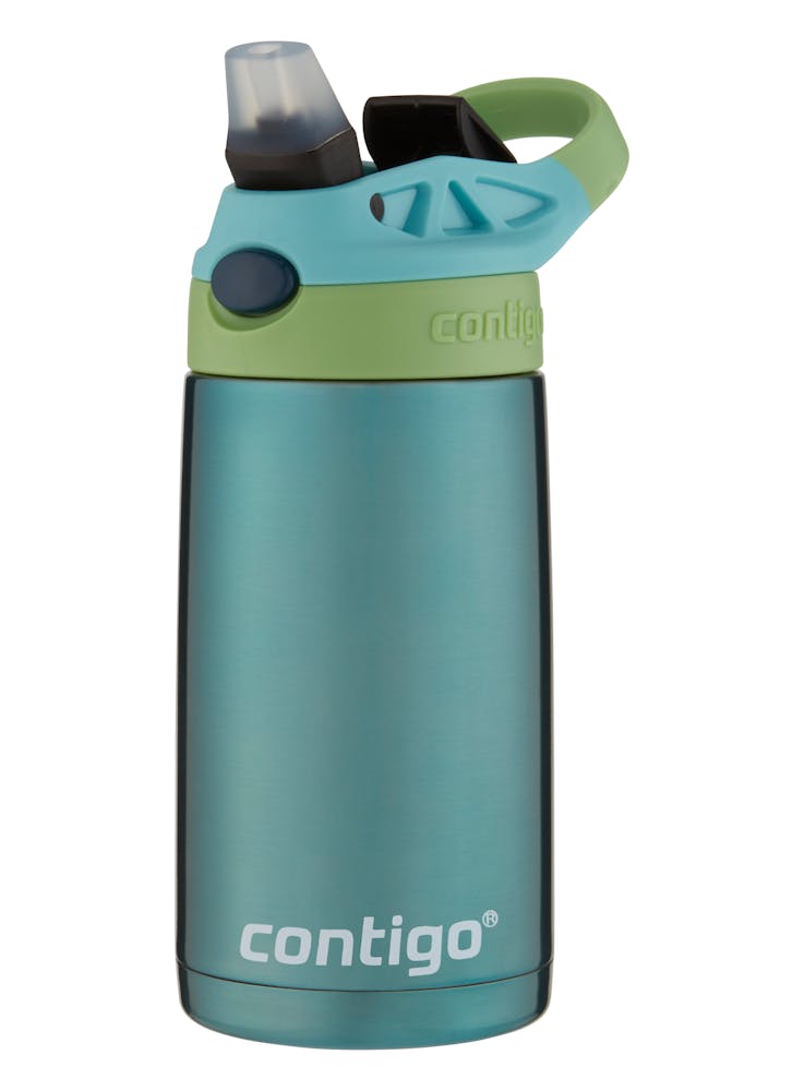 Contigo® Kids Straw Stainless Steel Water Bottle with AUTOSPOUT® Lid, 13oz (9IM8)