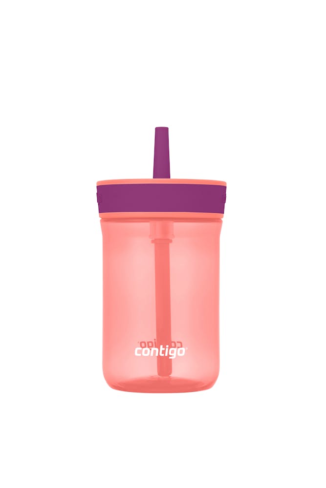 Contigo® Kids’ Leighton Straw Tumbler with Spill-Proof Leak-Proof Lid, 14oz (WYHM)