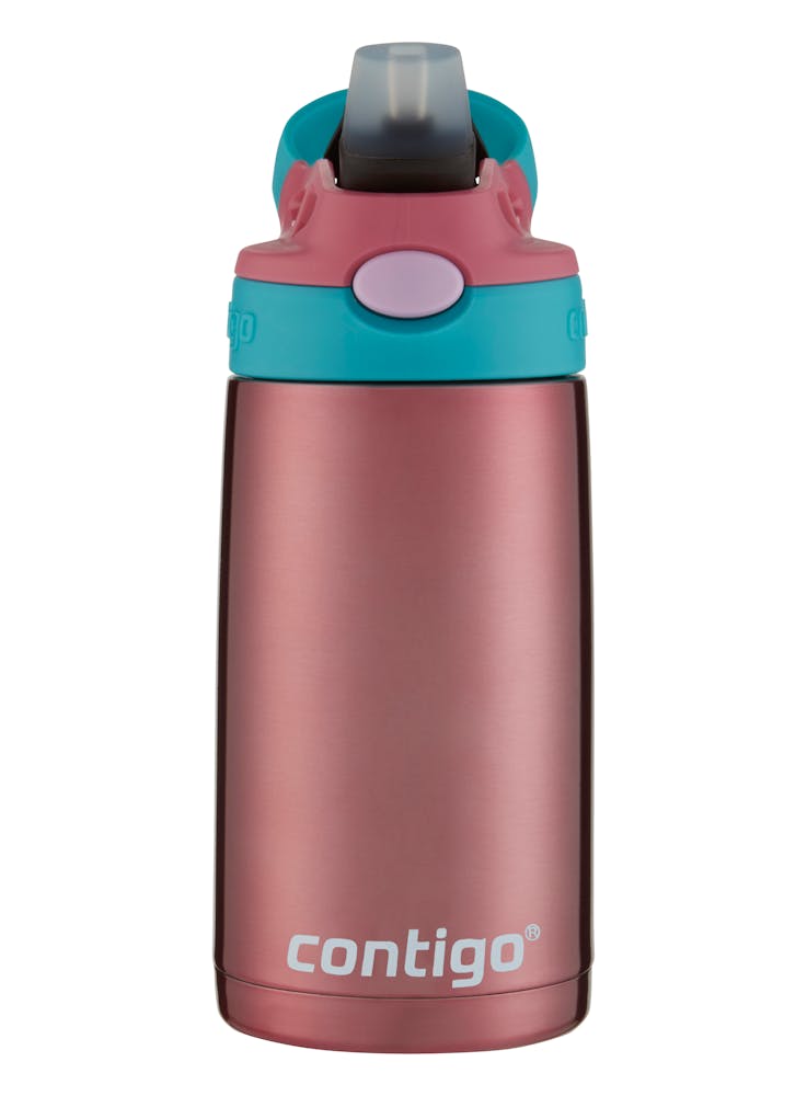 Contigo® Kids Straw Stainless Steel Water Bottle with AUTOSPOUT® Lid, 13oz (9IM8)