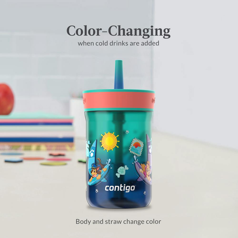 Contigo® Kids’ Leighton Straw Tumbler with Spill-Proof Leak-Proof Lid, 14oz (WYHM)