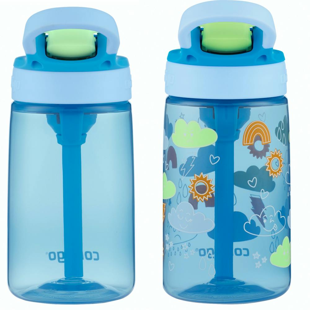 Contigo® Kids Water Bottle with Redesigned AUTOSPOUT® Straw, 14 oz, 2 pack (T8PP)