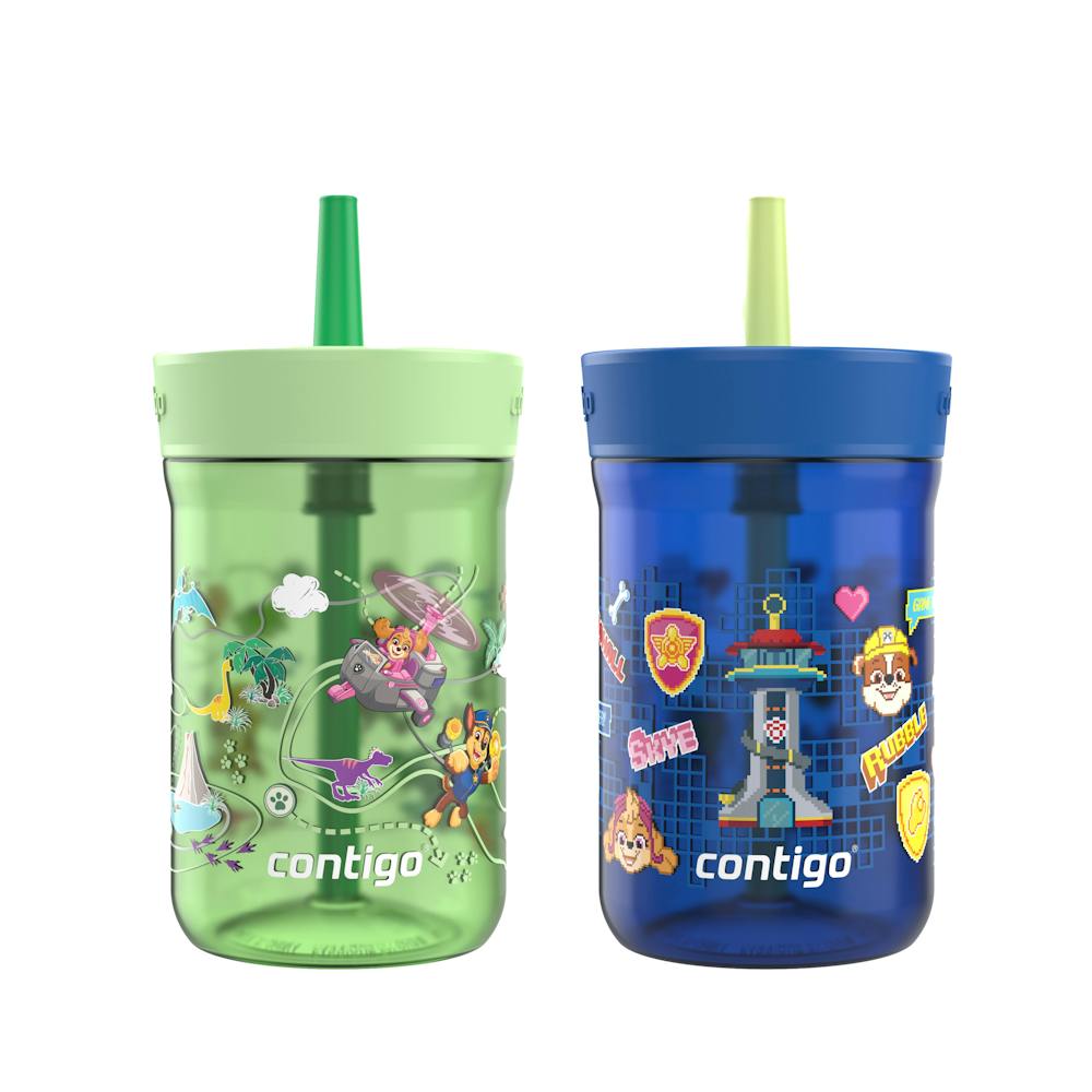 Contigo® Kids’ Leighton Straw Tumbler with Spill-Proof Leak-Proof Lid, 14oz (CGGY)