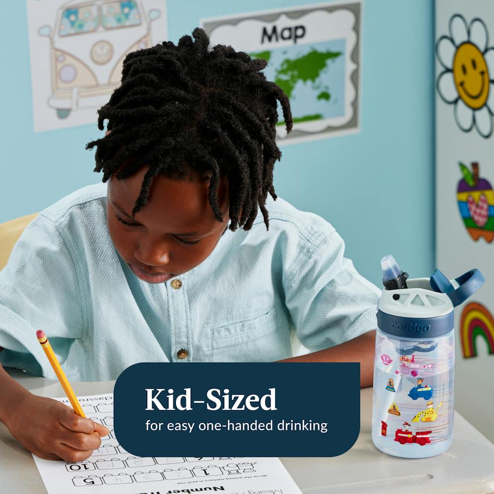 Contigo® Kids Water Bottle with Redesigned AUTOSPOUT® Straw, 14 oz (T4L6)