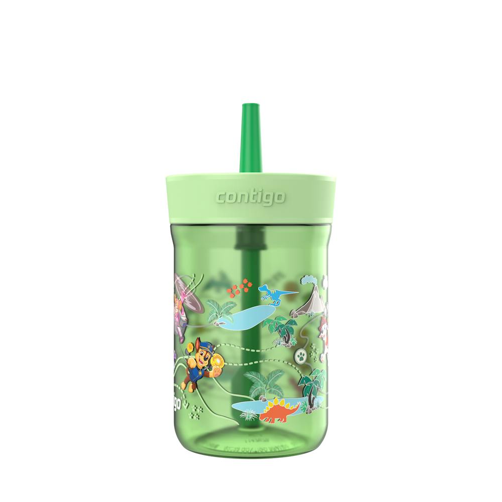 Contigo® Kids’ Leighton Straw Tumbler with Spill-Proof Leak-Proof Lid, 14oz (CGGY)