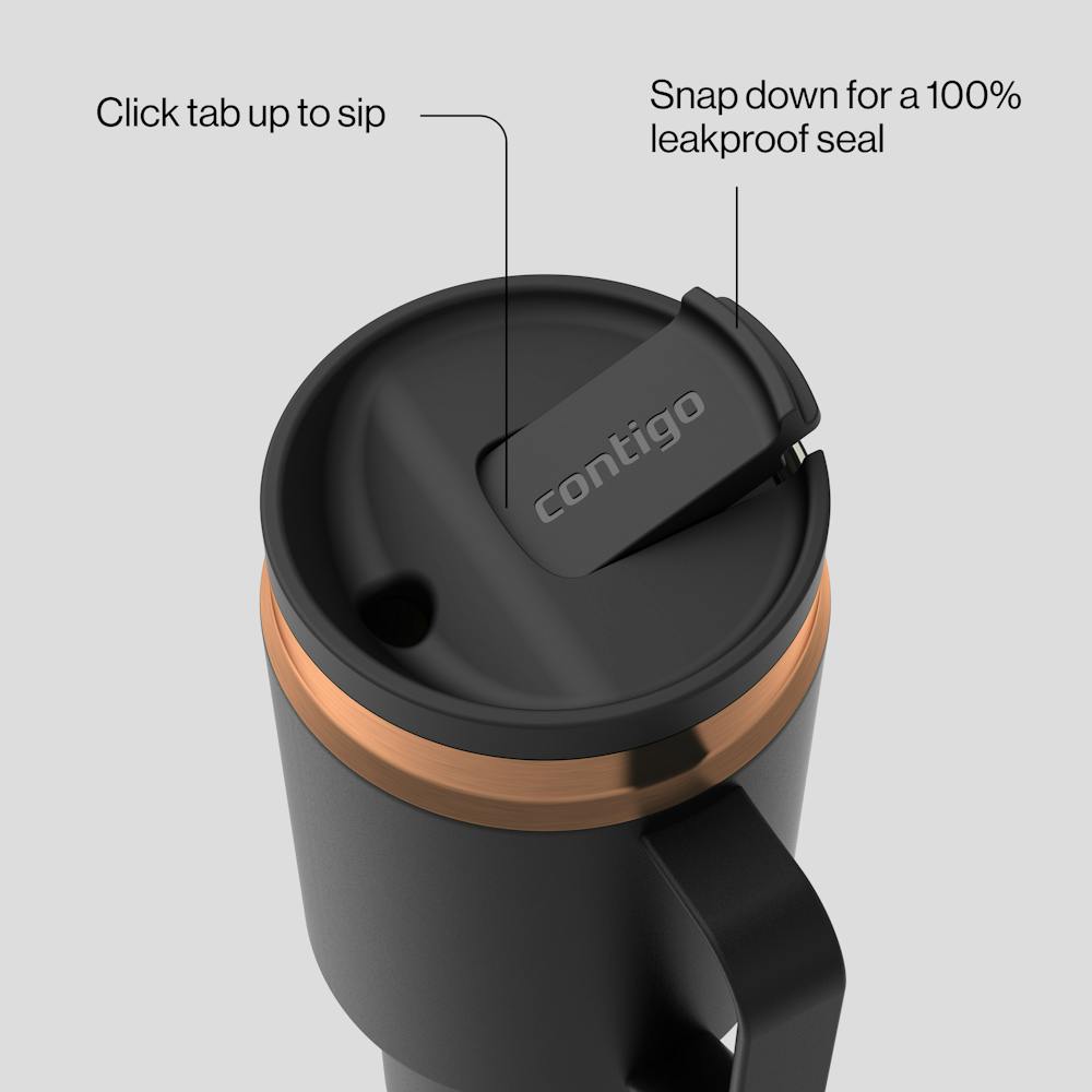 30 oz SnapSeal™ Tumbler (w/ Straw & Handle) (HJ5Y)