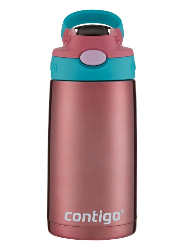 Contigo® Kids Straw Stainless Steel Water Bottle with AUTOSPOUT® Lid, 13oz (9IM8)