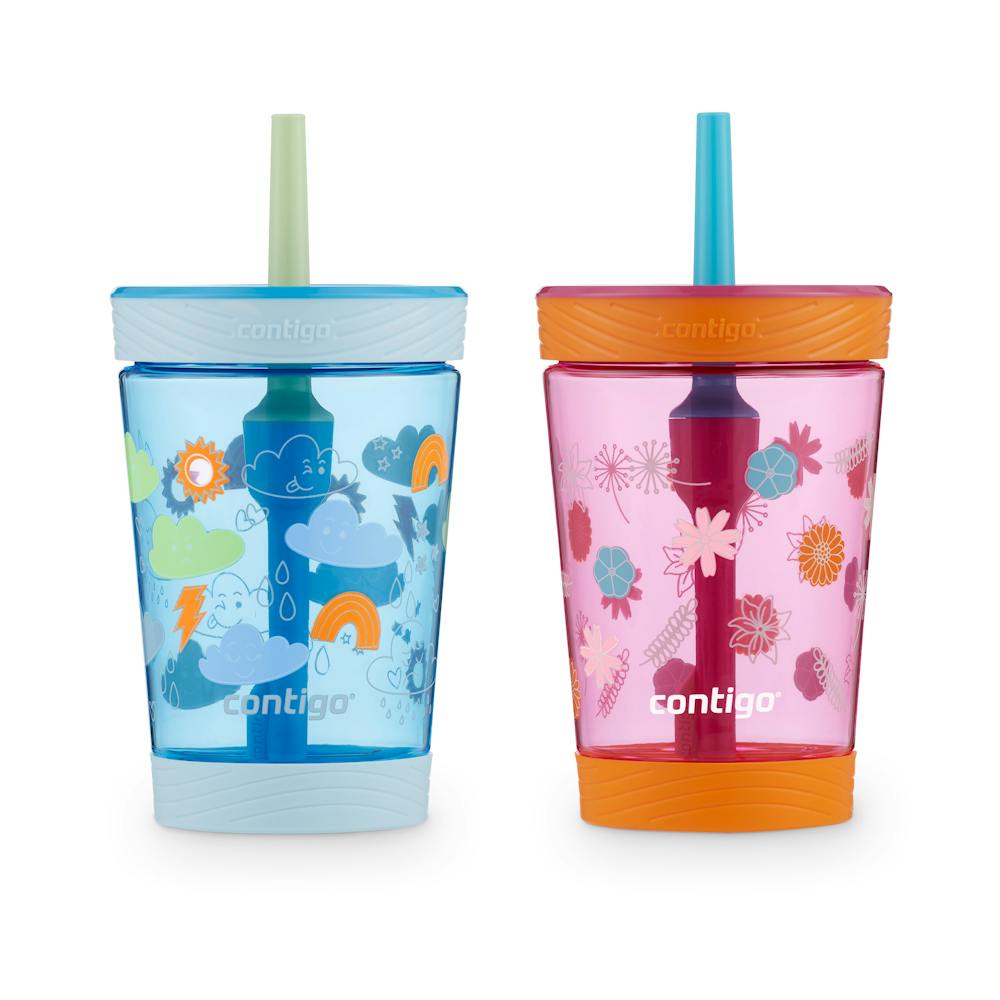 Contigo® Kids Spill-Proof Tumbler with Straw, 14oz., 2 Pack (3Z2Q)