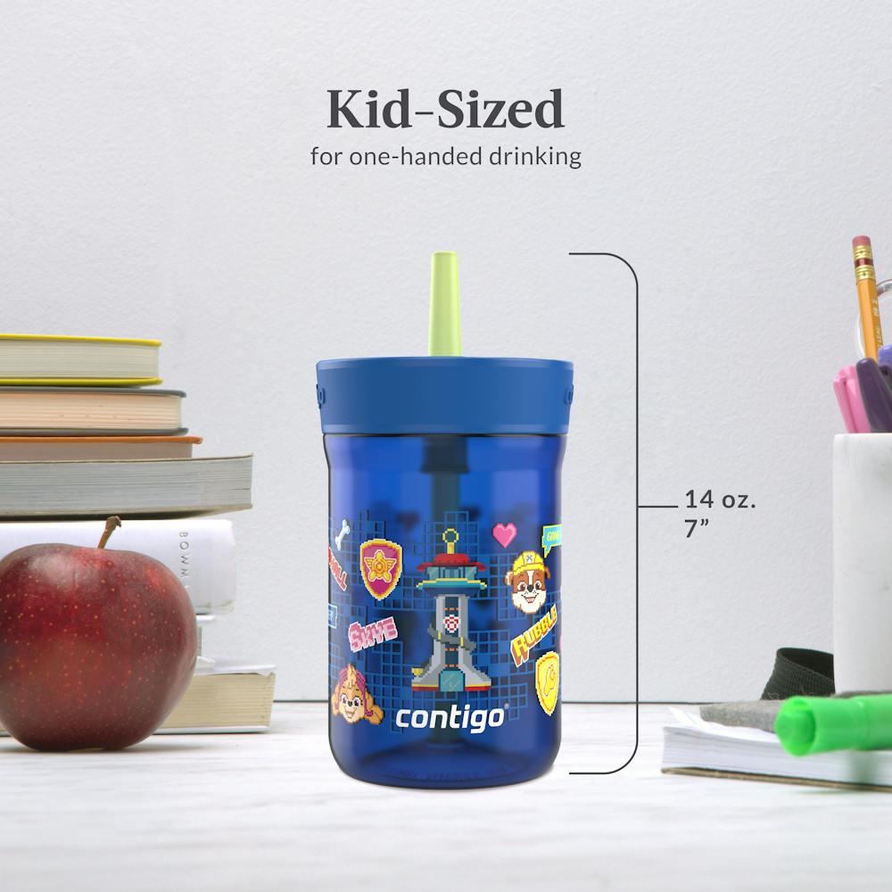 Contigo® Kids’ Leighton Straw Tumbler with Spill-Proof Leak-Proof Lid, 14oz (WYHM)