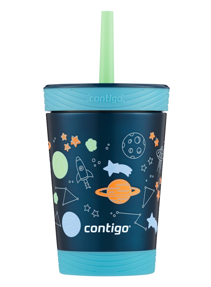 Kids Spill-Proof Stainless Steel Tumbler with Straw and THERMALOCK®, 12 oz (UM55)