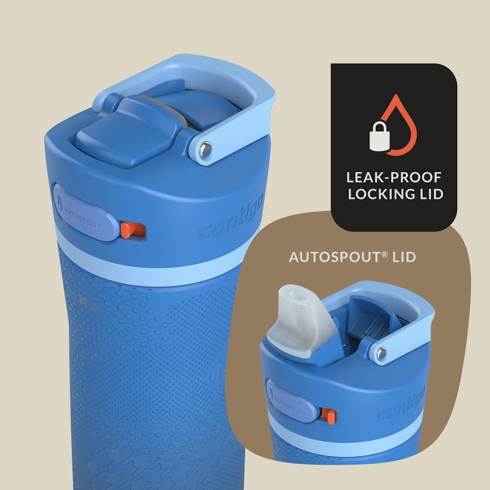 Contigo® x Ally Love Ashland Chill 2.0 Stainless Steel Water Bottle with AUTOSPOUT® Lid, 24oz (DUTT)