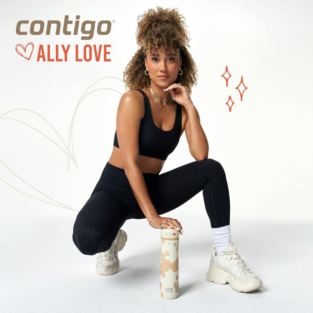 Contigo® x Ally Love Ashland Chill 2.0 Stainless Steel Water Bottle with AUTOSPOUT® Lid, 24oz (DUTT)