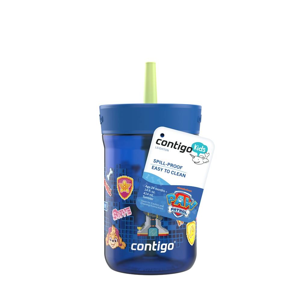 Contigo® Kids’ Leighton Straw Tumbler with Spill-Proof Leak-Proof Lid, 14oz (WYHM)