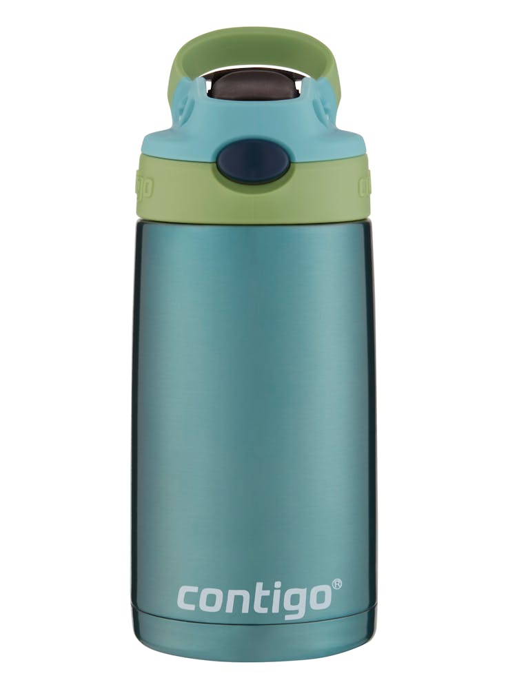 Contigo® Kids Straw Stainless Steel Water Bottle with AUTOSPOUT® Lid, 13oz (9IM8)