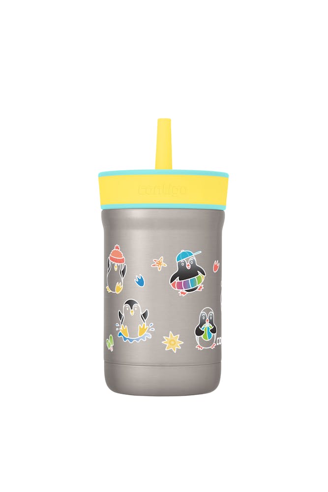 Contigo® Kids Leighton Spill-Proof Stainless Steel Tumbler with Straw, 12oz (7LHW)