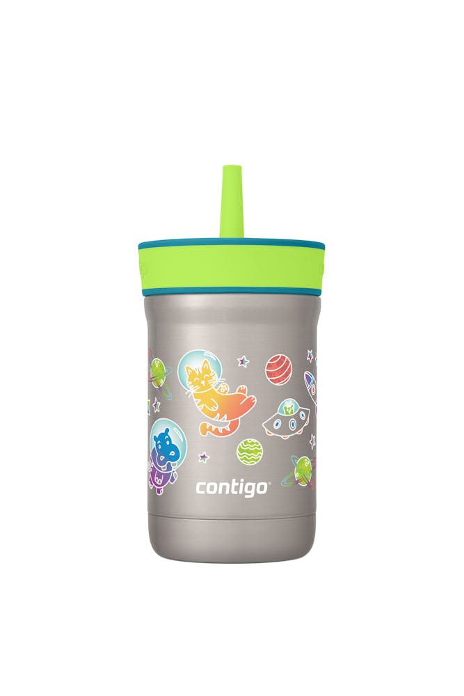 Contigo® Kids Leighton Spill-Proof Stainless Steel Tumbler with Straw, 12oz (7LHW)