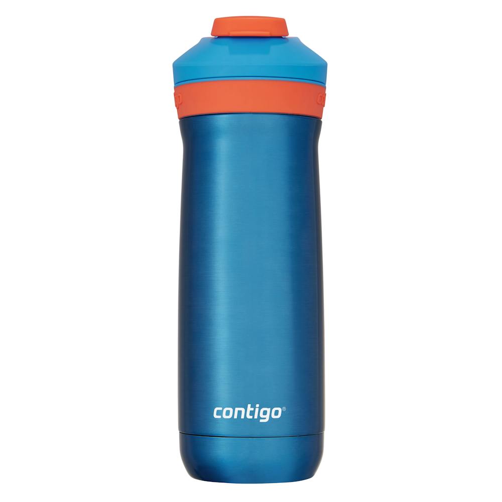 Contigo® Kids’ Casey Stainless Steel Water Bottle with Spill-Proof Leak-Proof Lid, 13oz (RLBQ)