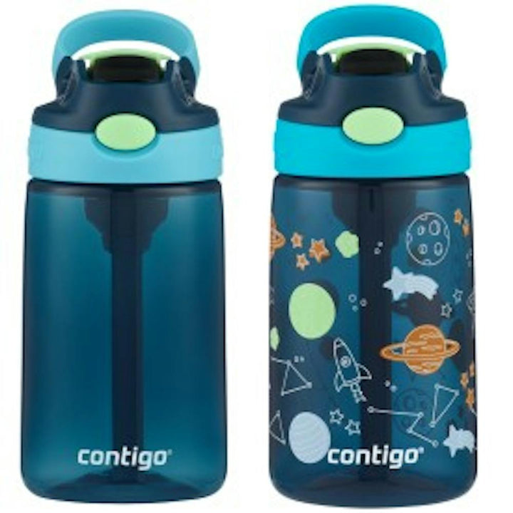 Contigo® Kids Water Bottle with Redesigned AUTOSPOUT® Straw, 14 oz, 2 pack (T8PP)